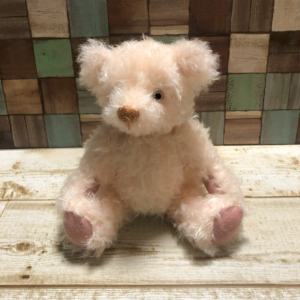 ピンクのモフモフテディベア